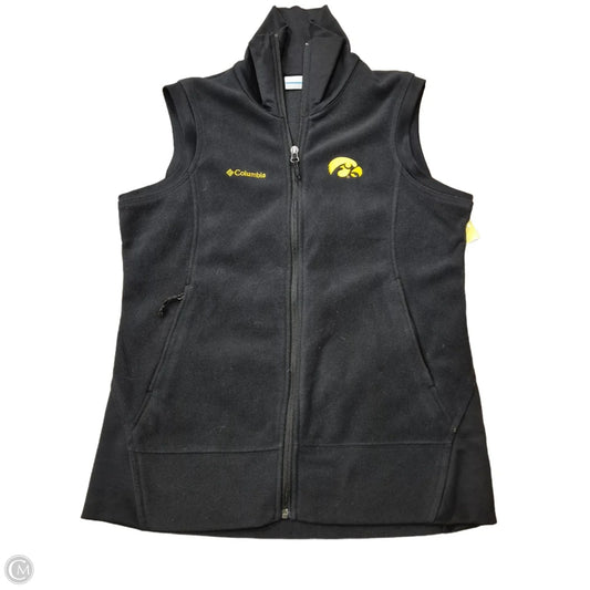 Vest Fleece By Columbia In Black & Gold, Size: L