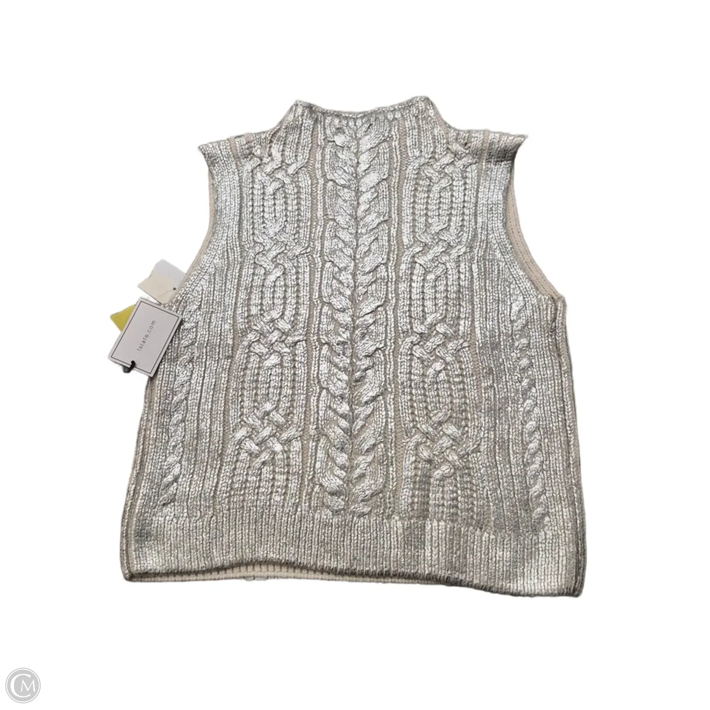 Vest Sweater By 1.state In Silver, Size: M
