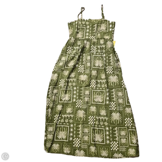 Dress Casual Maxi By Rachel Zoe In Green & White, Size: Xl