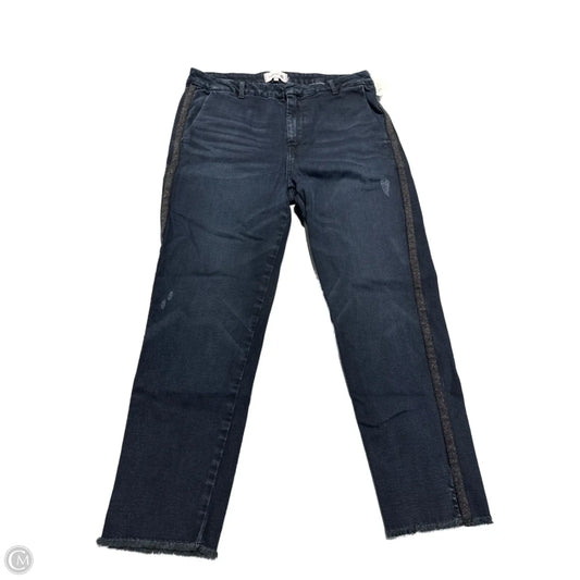 Jeans Cropped By Sundry In Blue Denim, Size: 10