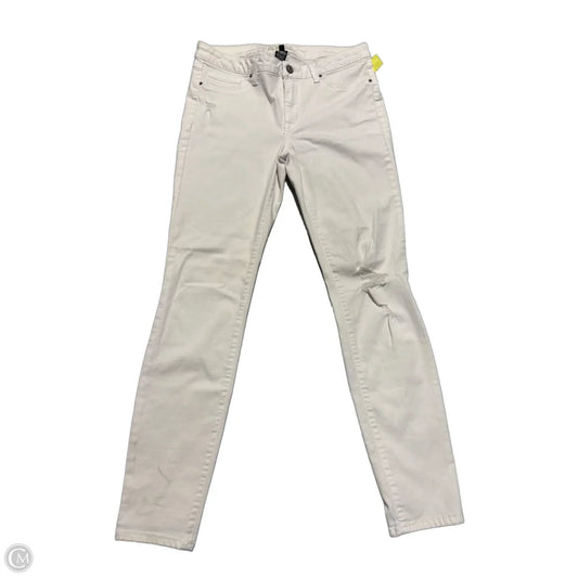 Jeans Skinny By Rewash In White Denim, Size: 8
