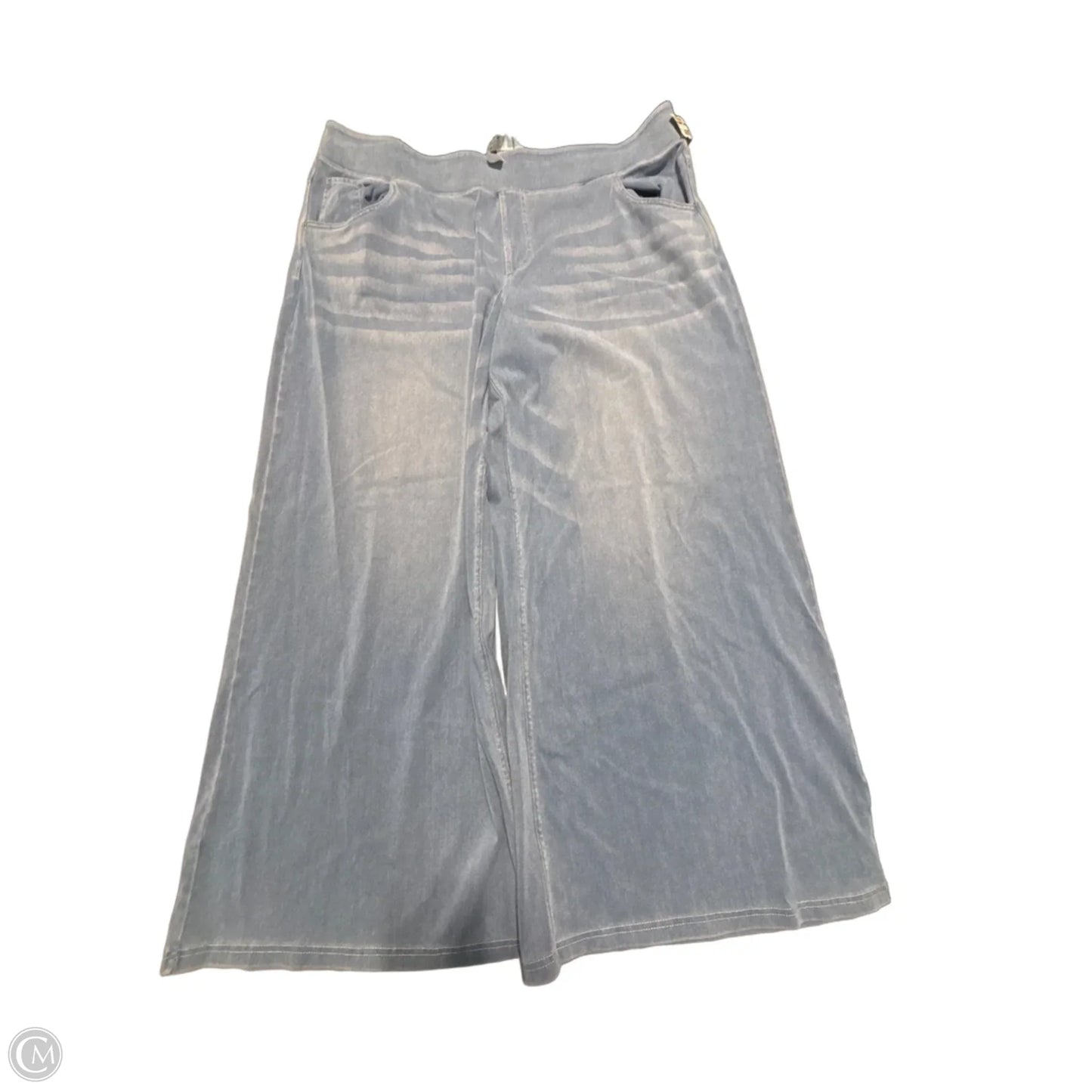Jeans Wide Leg By Halara In Blue Denim, Size: 24