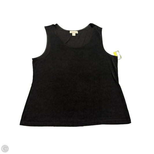Tank Top By Coldwater Creek In Black, Size: 1x
