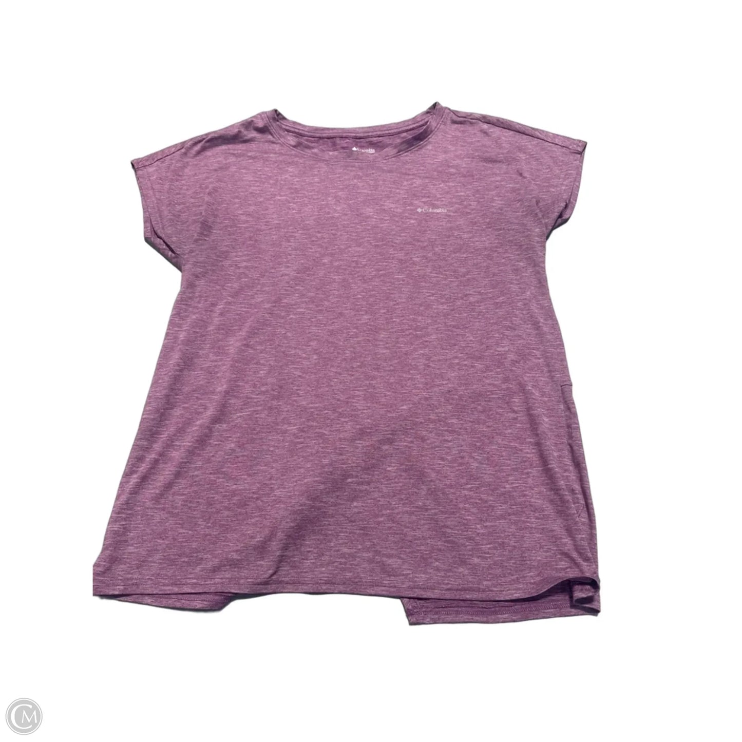 Athletic Top Short Sleeve By Columbia In Pink, Size: M