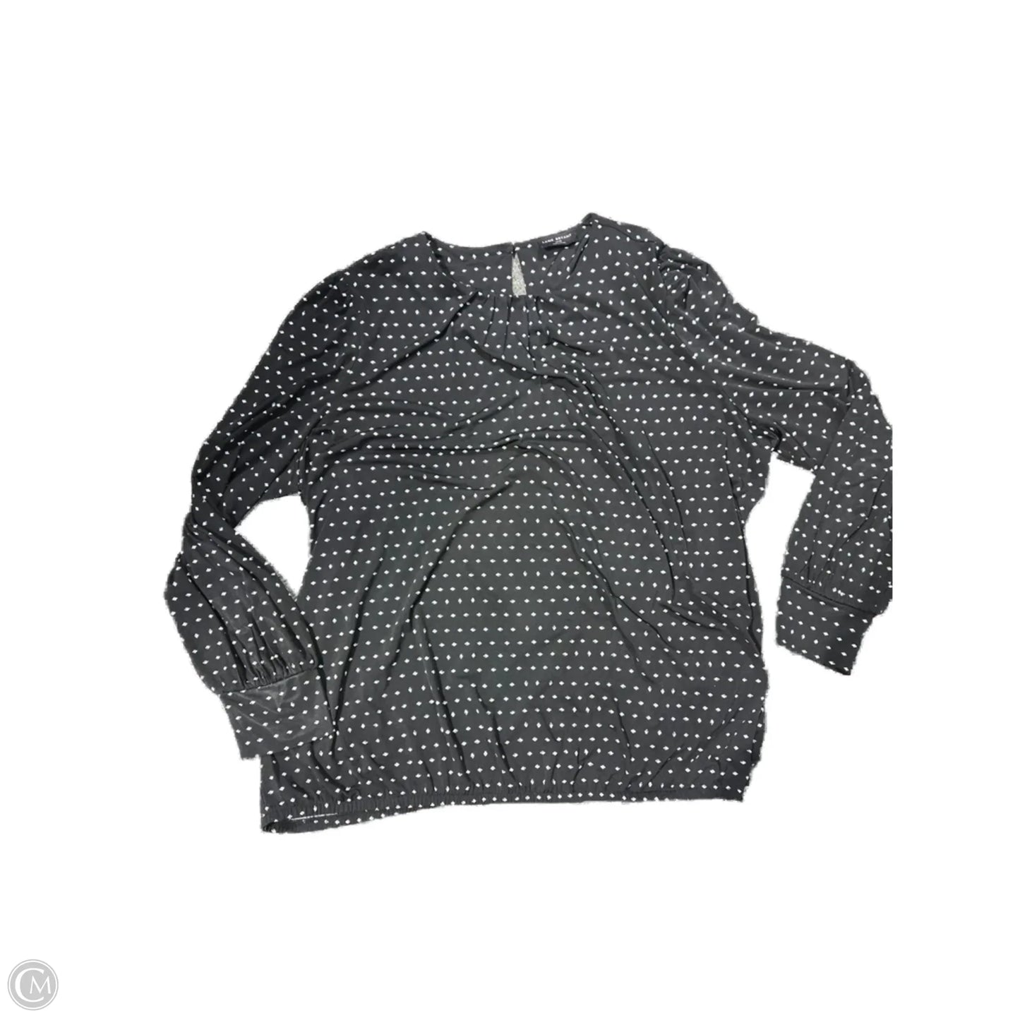 Top 3/4 Sleeve By Lane Bryant In Black & White, Size: 3x