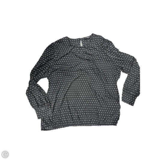 Top 3/4 Sleeve By Lane Bryant In Black & White, Size: 3x