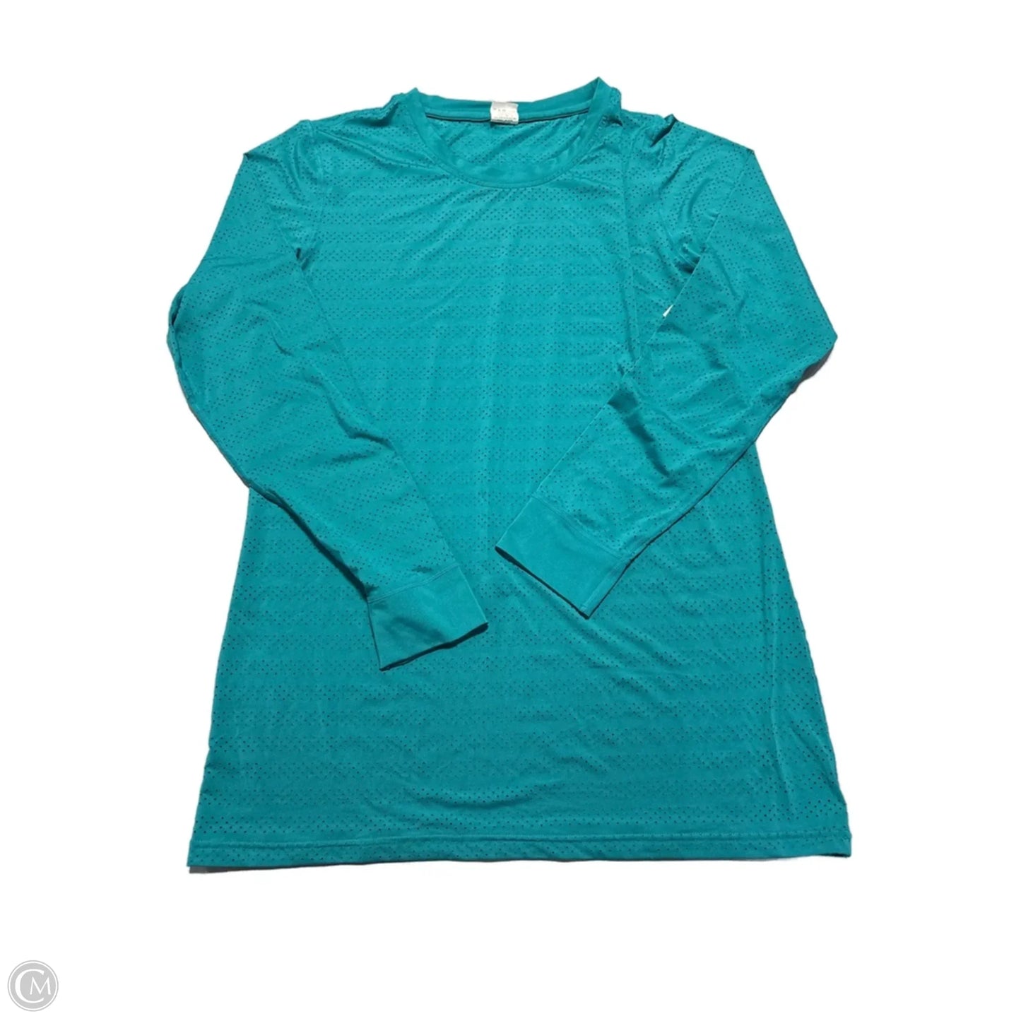 Athletic Top Long Sleeve Collar By Zyia In Green, Size: 3x