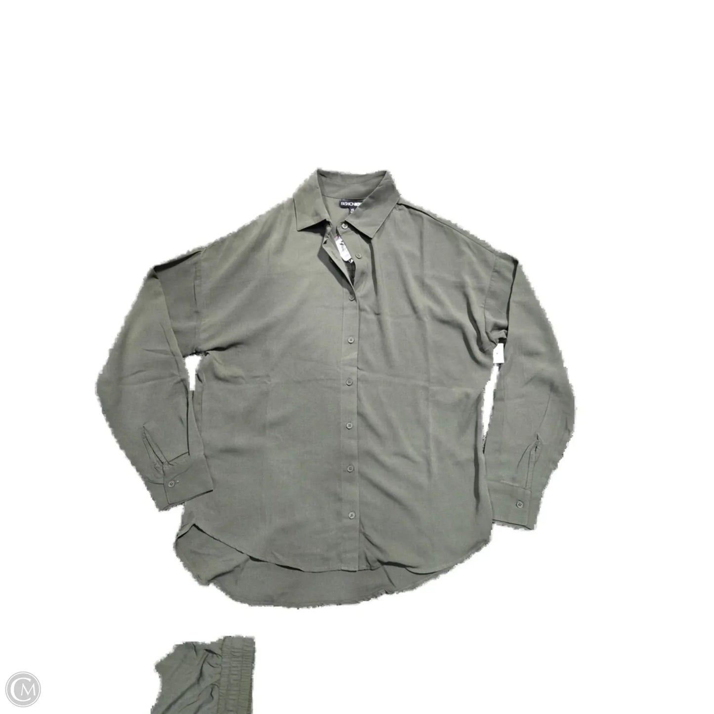 Top 2pc Long Sleeve By Fashion Nova In Green, Size: Xs