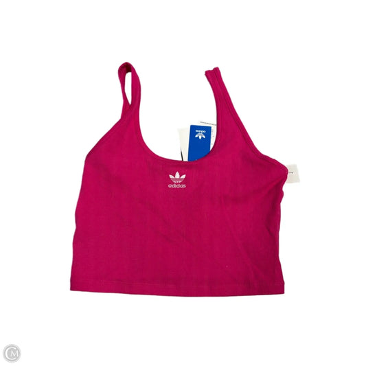 Athletic Tank Top By Adidas In Pink, Size: M