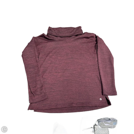 Sweater By 90 Degrees By Reflex In Maroon, Size: L