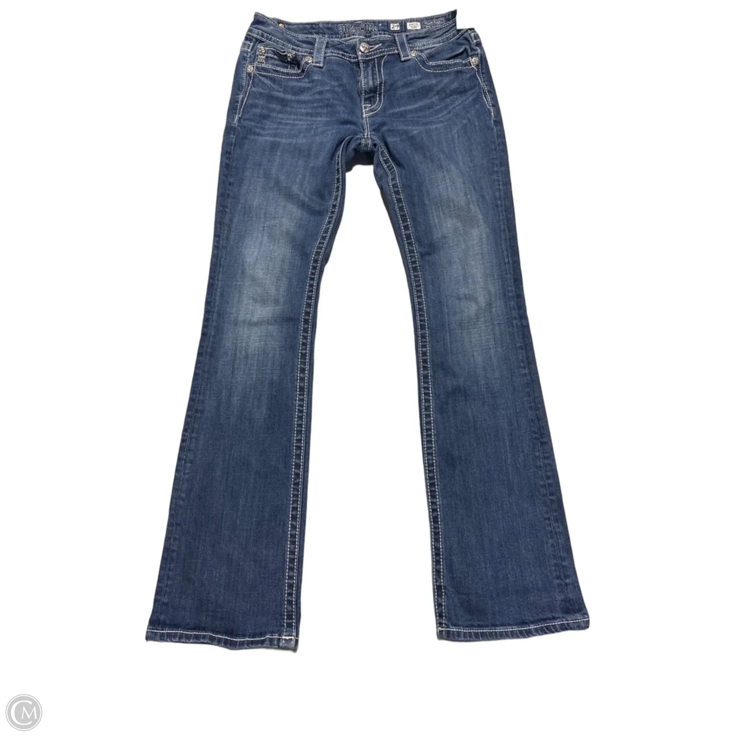 Jeans Boot Cut By Miss Me In Blue Denim, Size: 8