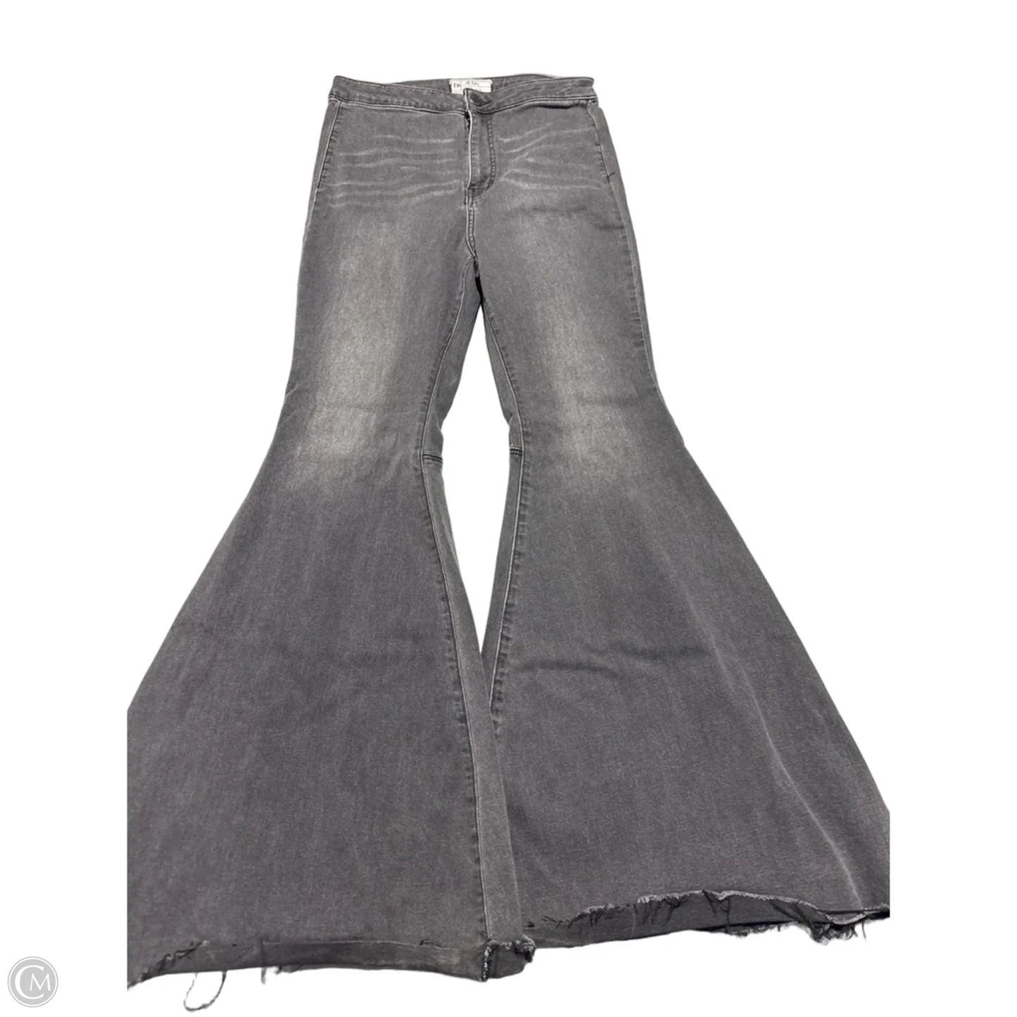 Jeans Flared By Free People In Black, Size: 10