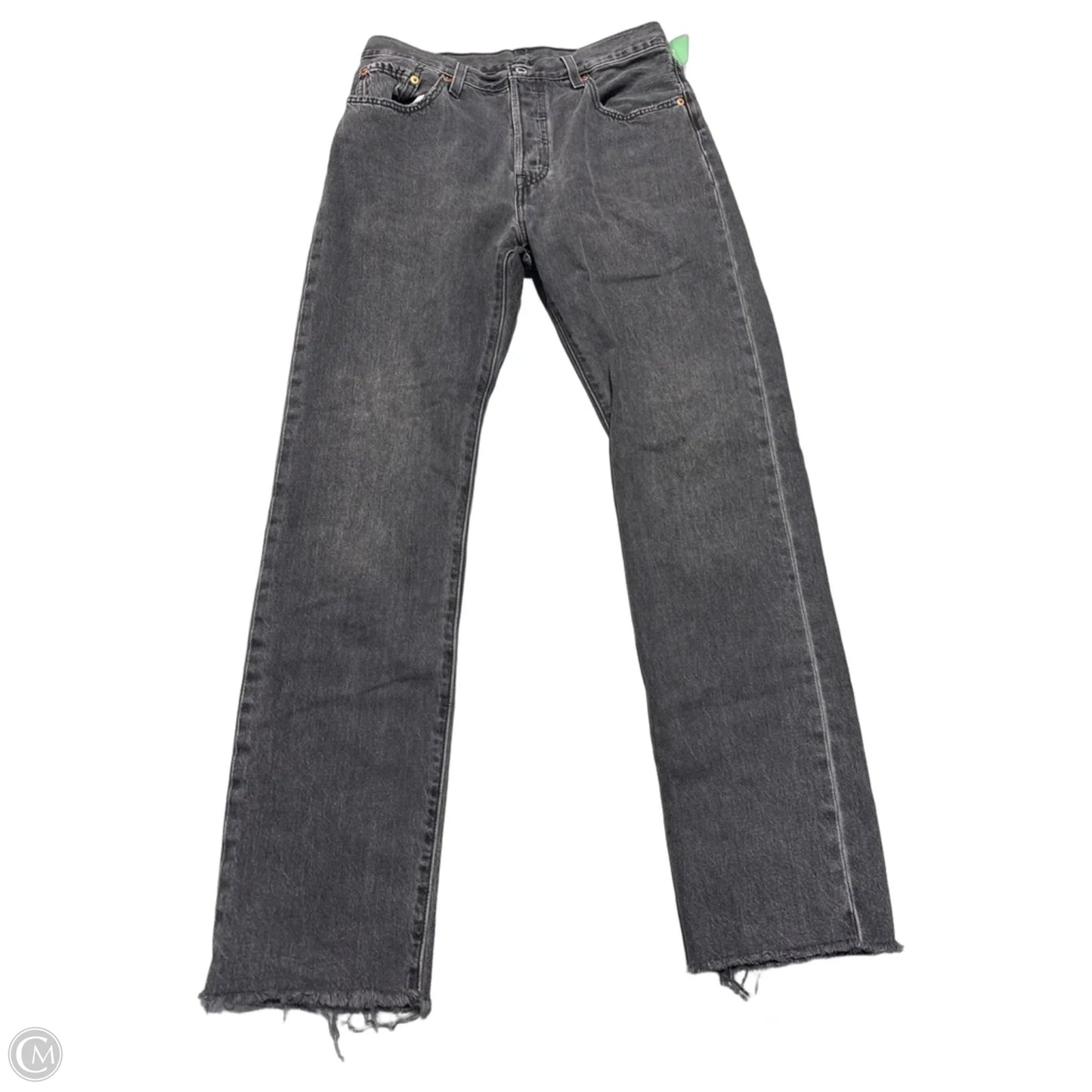 Jeans Straight By Levis In Black, Size: 8