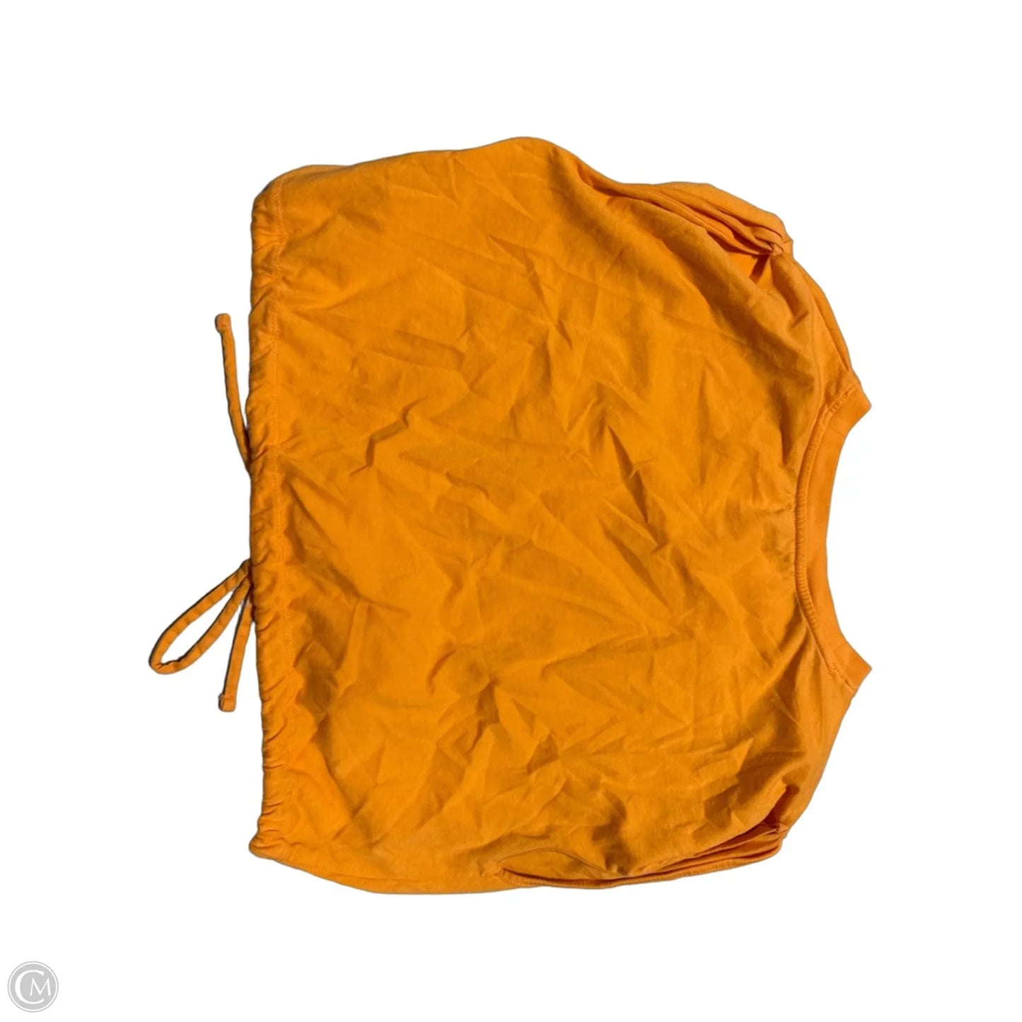 Top Short Sleeve By Double Zero In Orange, Size: S