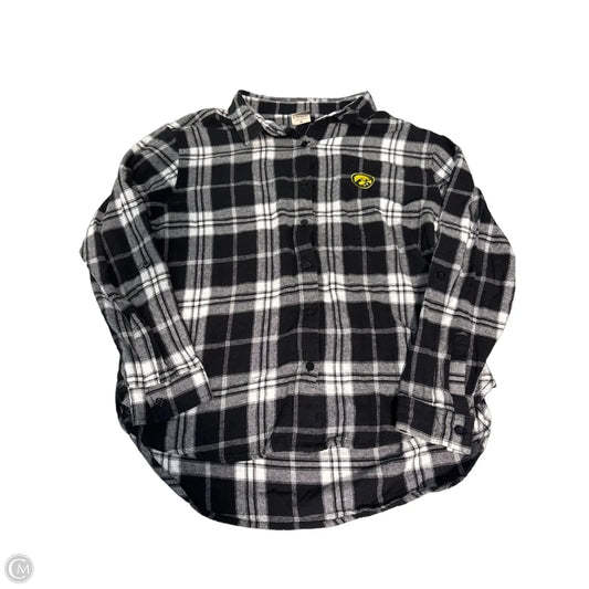 Top Long Sleeve By Cmc In Black, Size: M
