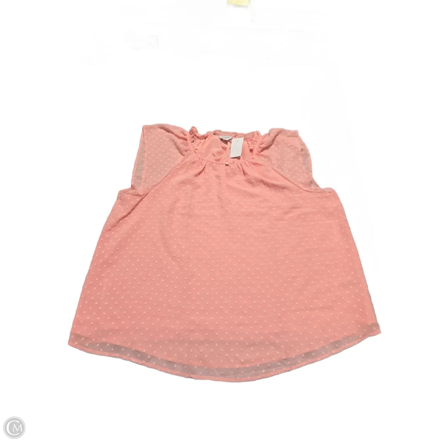 Top Sleeveless By J. Crew In Coral, Size: Xl
