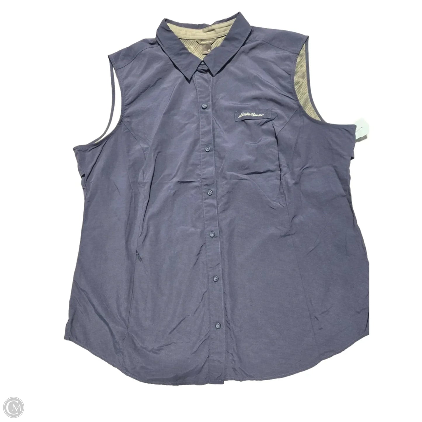 Vest Other By Eddie Bauer In Blue, Size: Xl