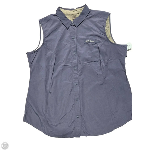 Vest Other By Eddie Bauer In Blue, Size: Xl