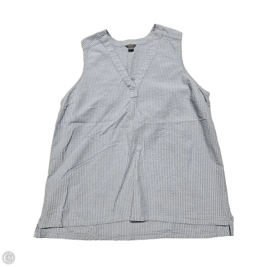 Top Sleeveless By Eddie Bauer In Blue, Size: L