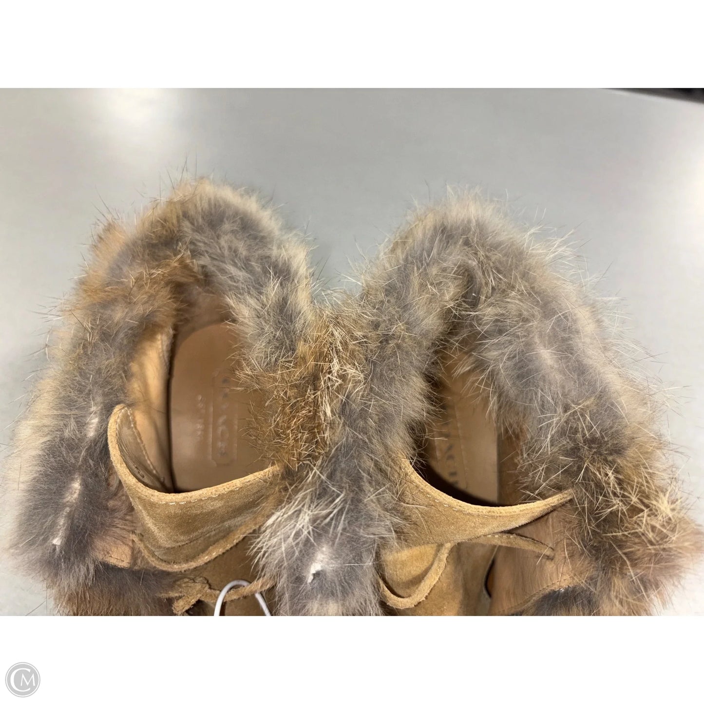 Boots Designer By Coach In Tan, Size: 8