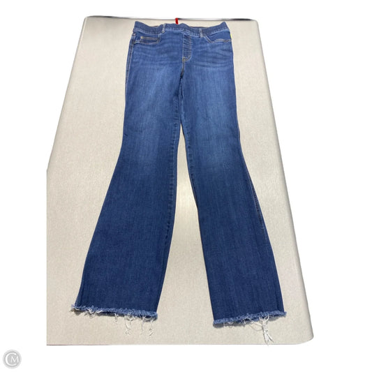 Jeans Straight By Spanx In Blue Denim, Size: L