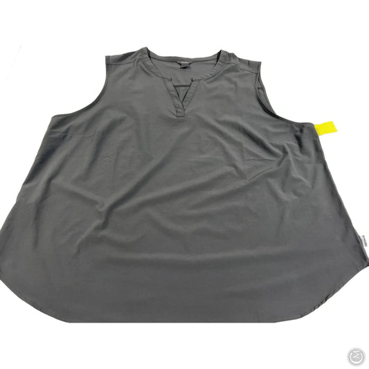 Tank Top By Eddie Bauer In Grey, Size: 3x