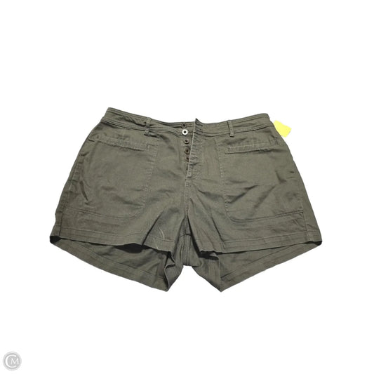 Shorts By Ava & Viv In Green, Size: 20