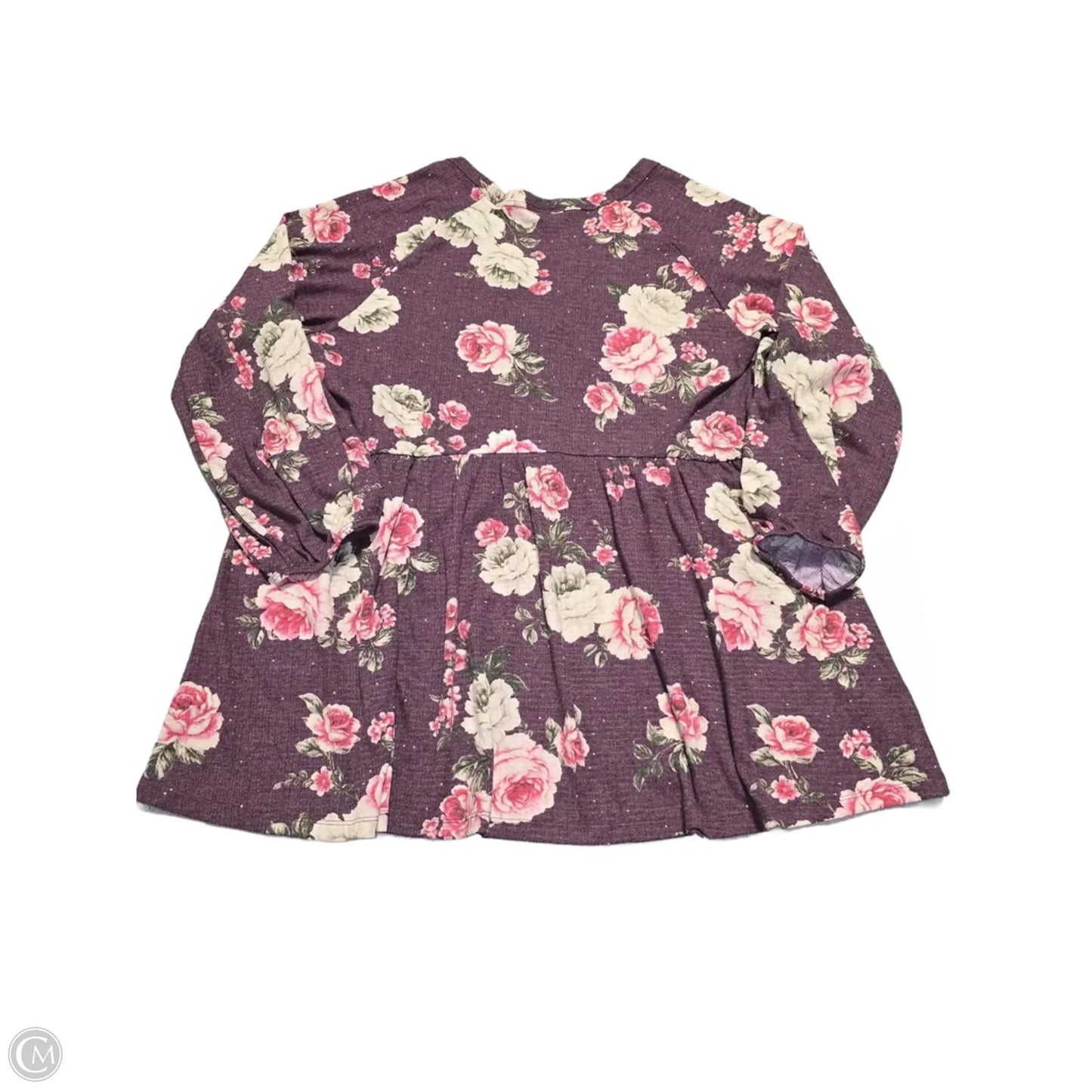 Top 3/4 Sleeve By Torrid In Floral Print, Size: 2x