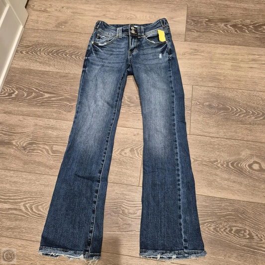 Jeans Flared By Kancan In Blue Denim, Size: 2