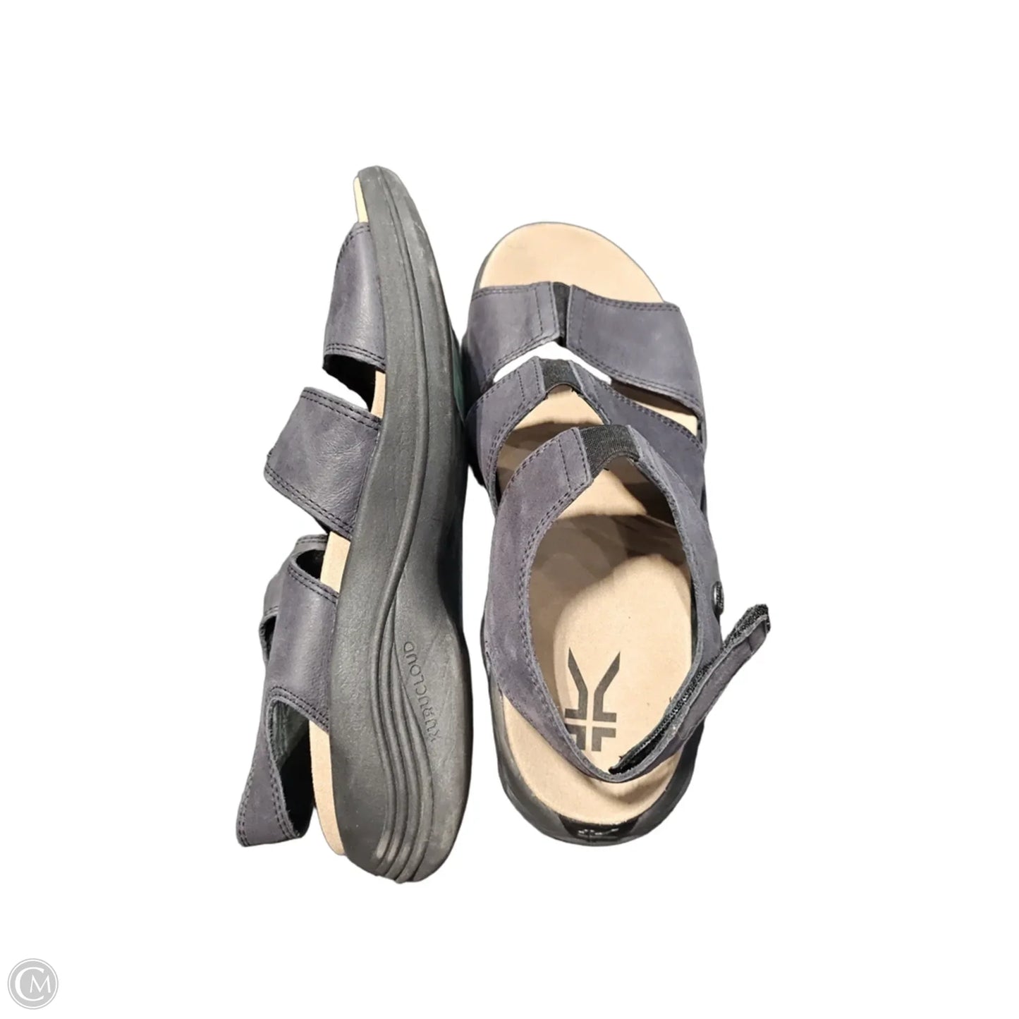 Sandals Flats By Cmc In Black & Tan, Size: 9