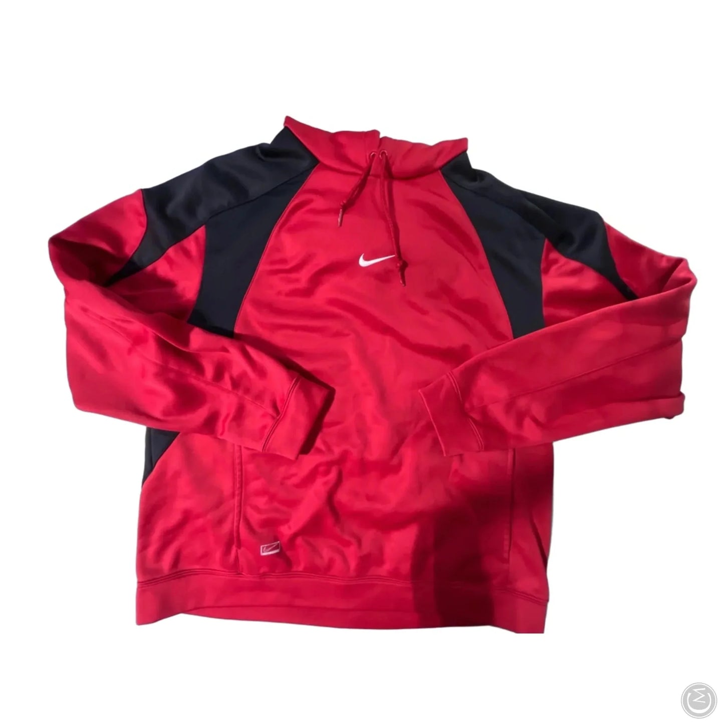 Sweatshirt Hoodie By Nike In Red, Size: L