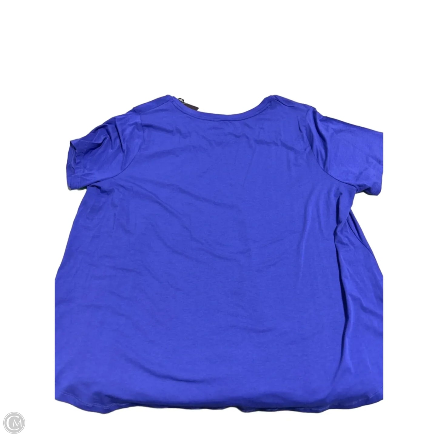 Top Short Sleeve By Ava & Viv In Purple, Size: 3x