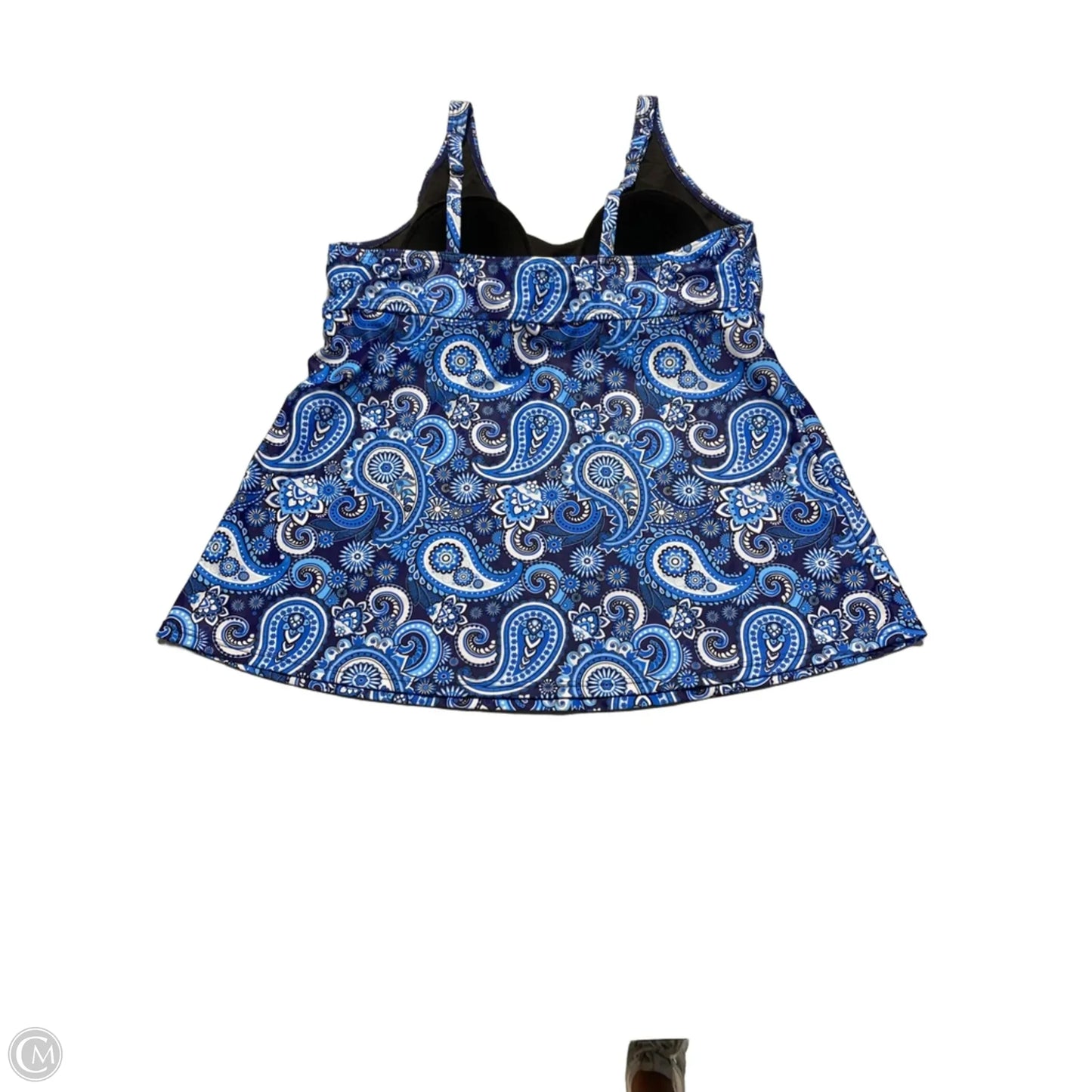 Swimsuit Top By Cmc In Blue, Size: 2x