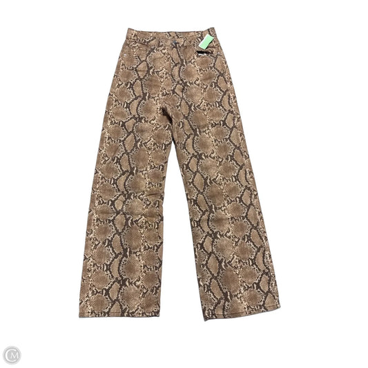 Jeans Straight By Divided In Snakeskin Print, Size: 0