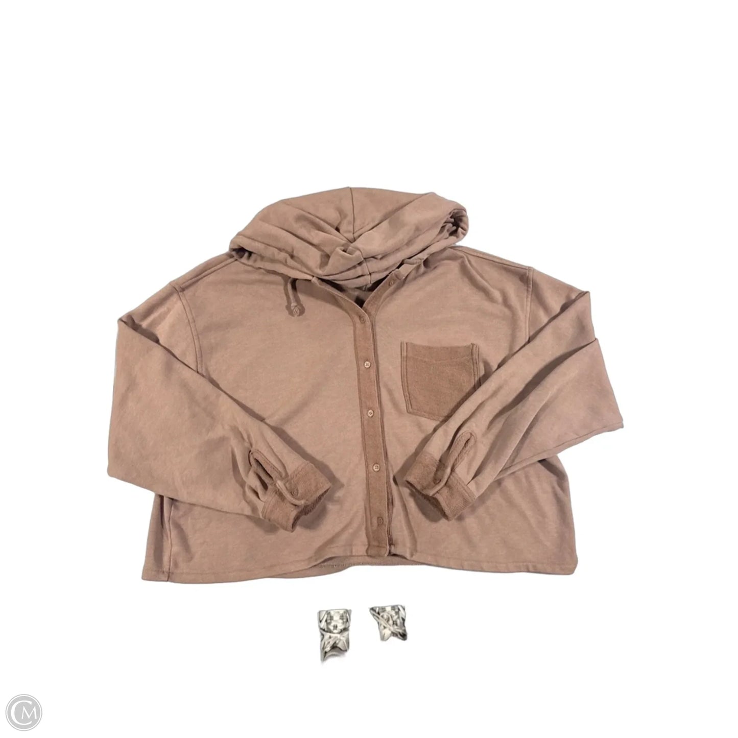 Sweatshirt Hoodie By American Eagle In Brown, Size: Xl