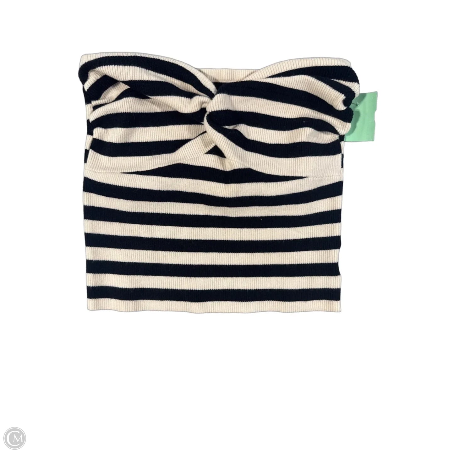Top Sleeveless By Cmc In Striped Pattern, Size: L