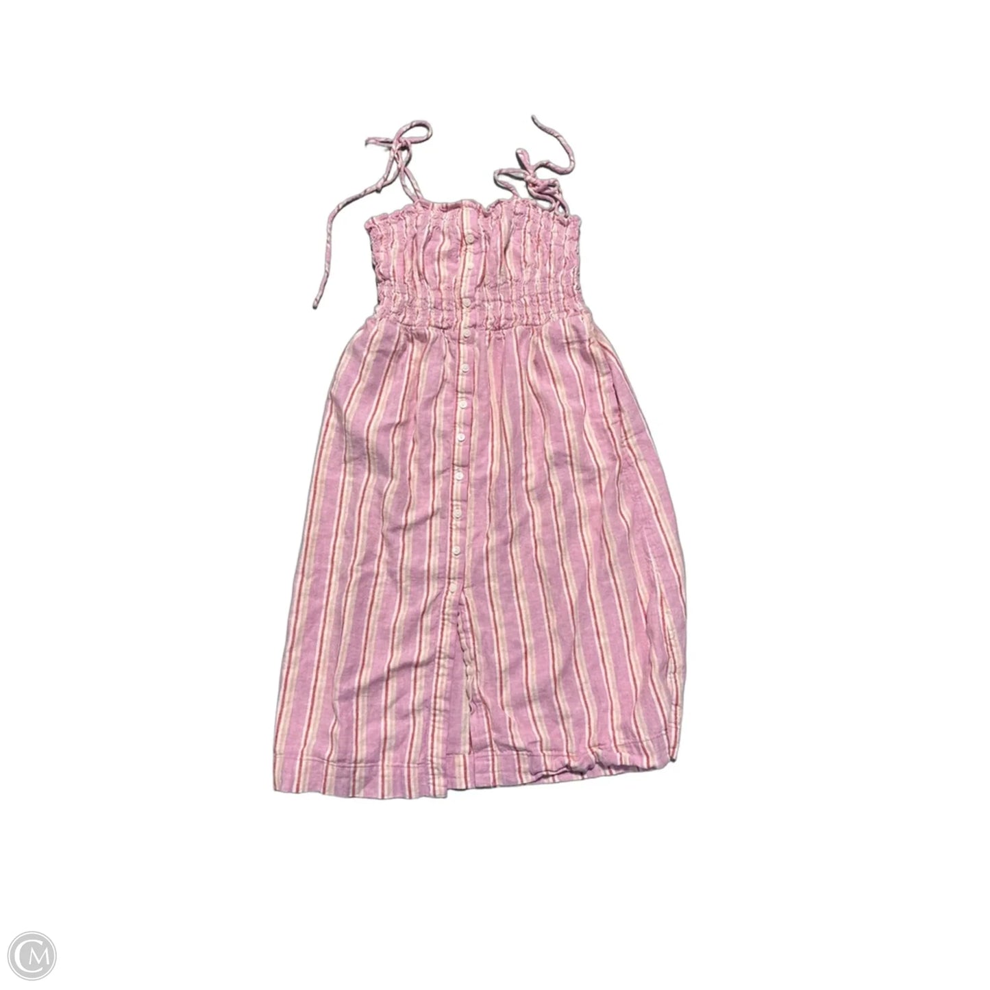 Dress Casual Midi By Universal Thread In Pink, Size: M