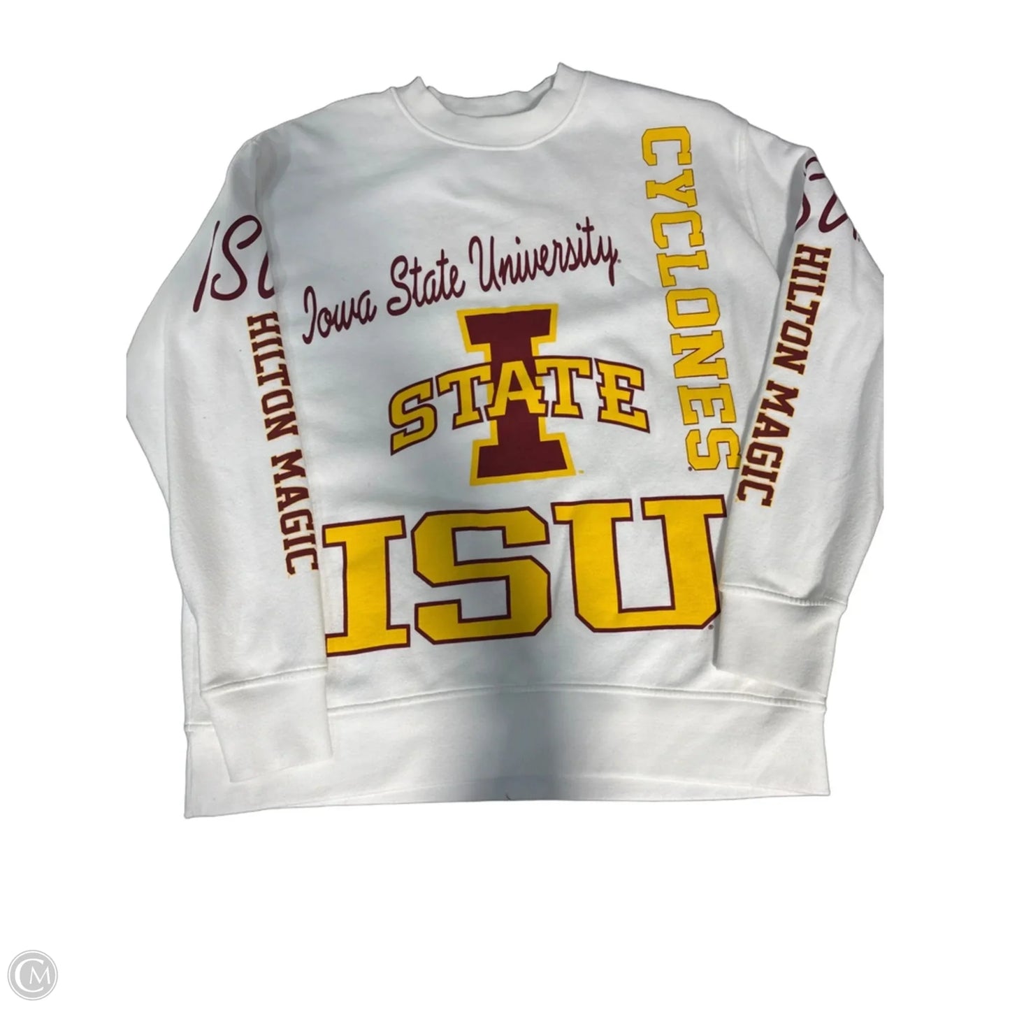 Sweatshirt Crewneck By Cmc In White, Size: M
