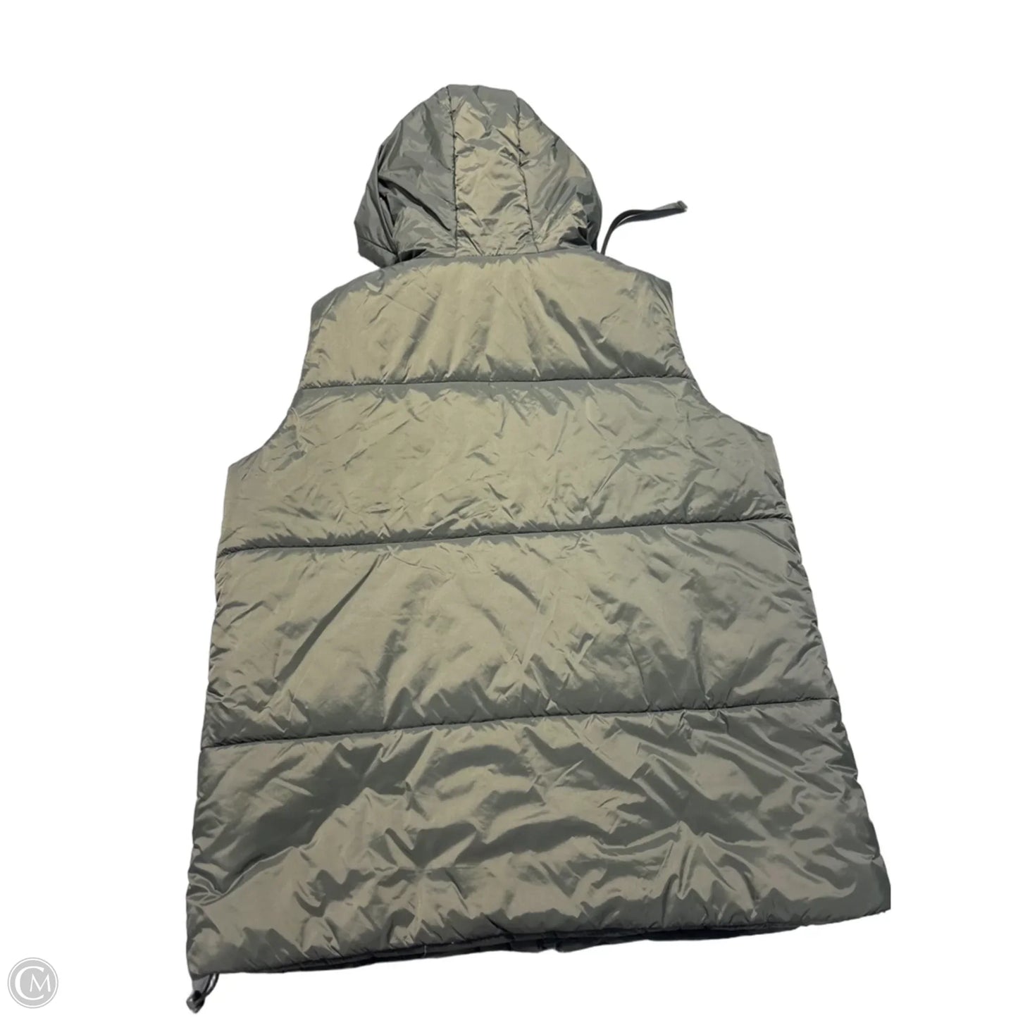 Vest Puffer & Quilted By Mono B In Green, Size: L
