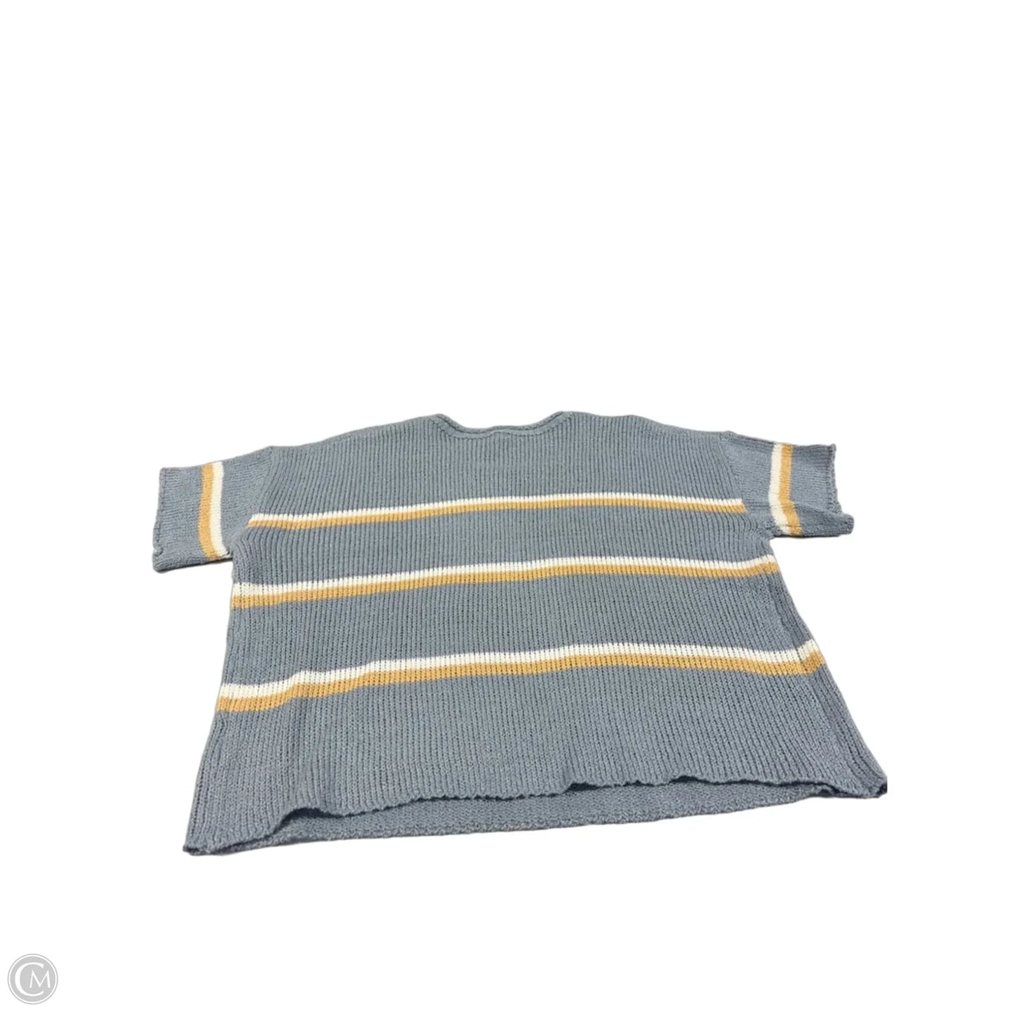 Sweater Short Sleeve By Wishlist In Blue, Size: M