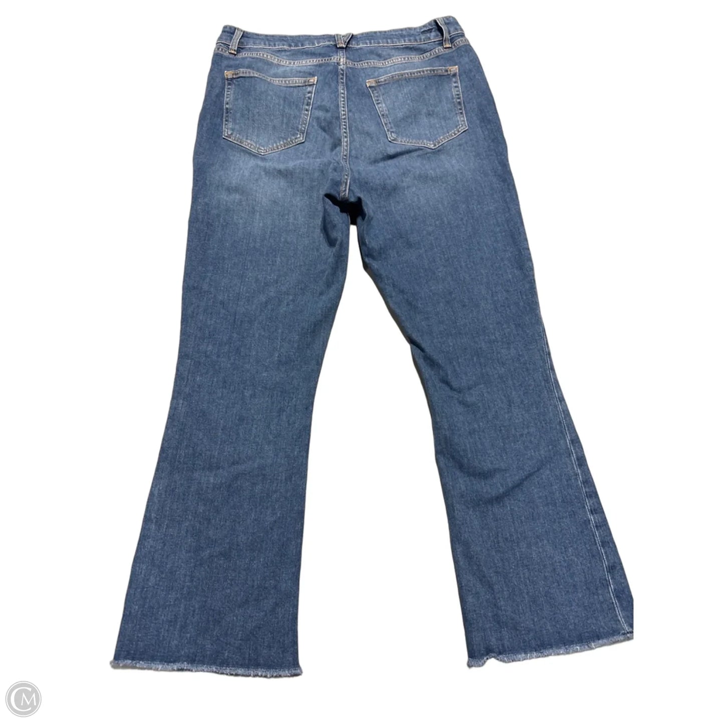 Jeans Wide Leg By Vineyard Vines In Blue Denim, Size: 12