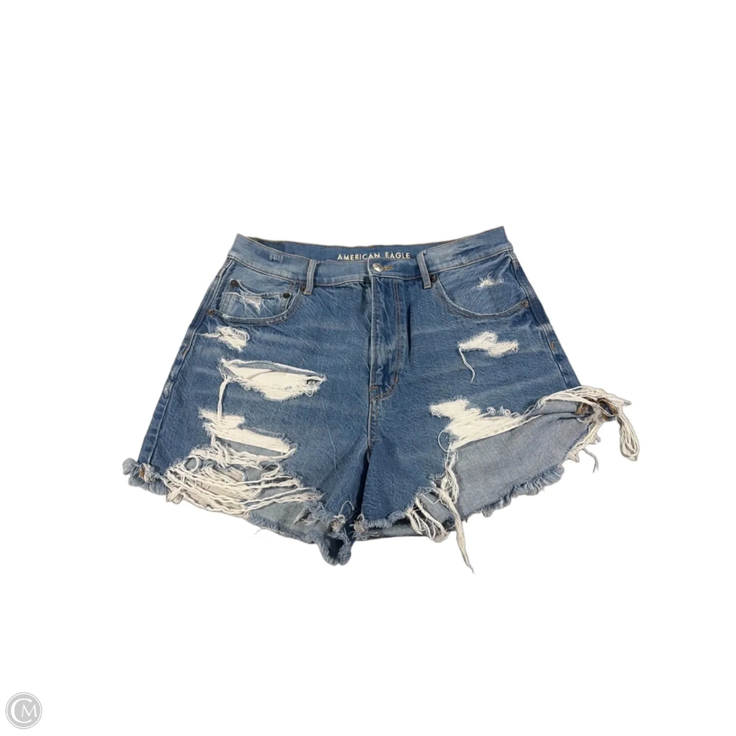Shorts By American Eagle In Blue Denim, Size: 10