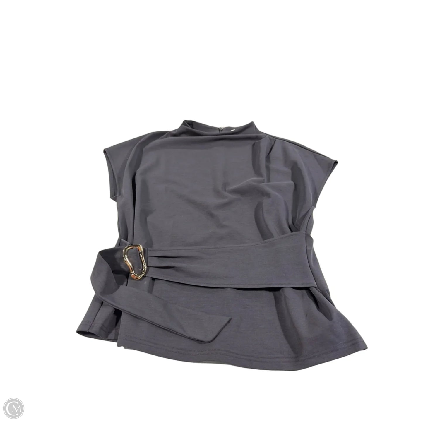 Top Short Sleeve By Prettygarden In Navy, Size: Xl