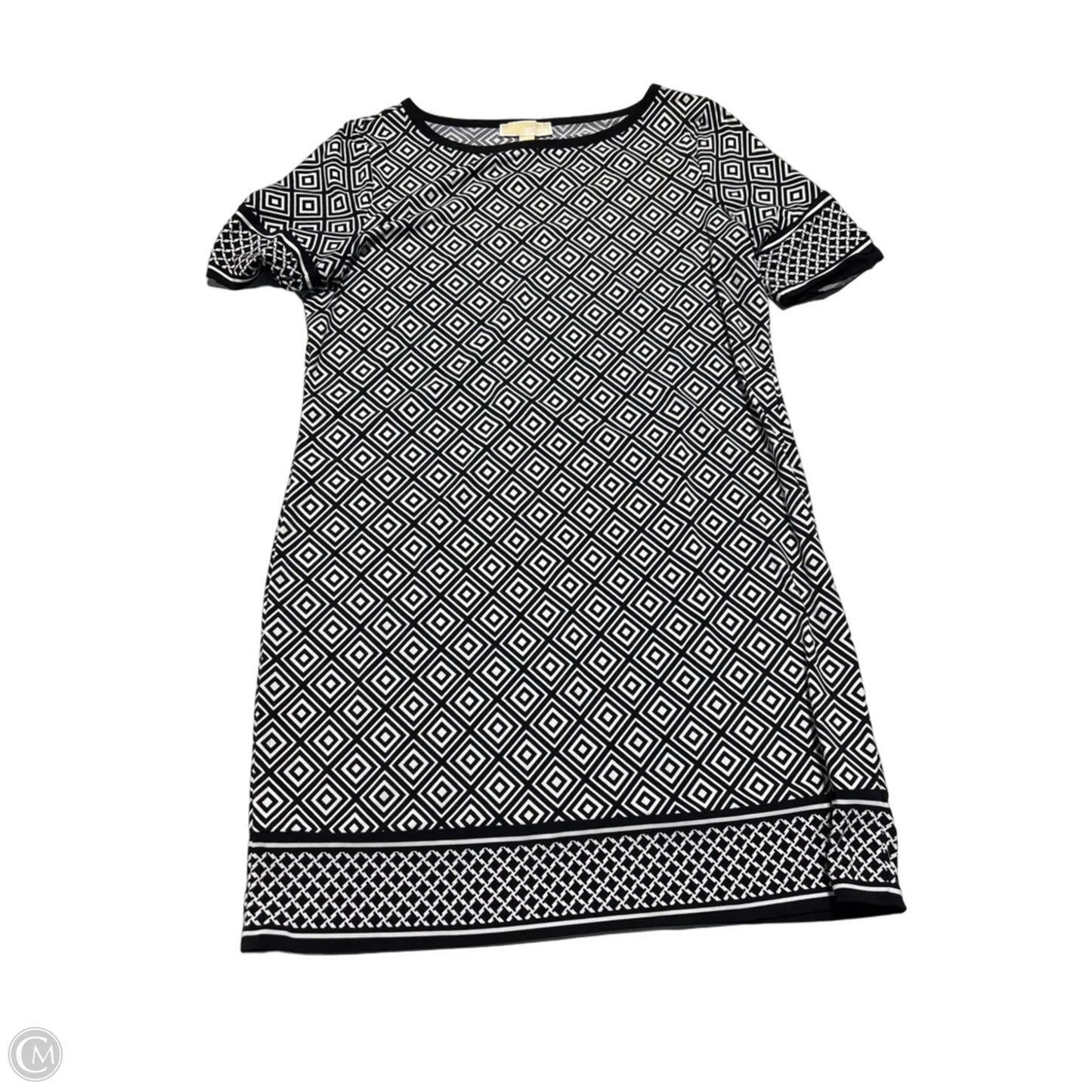 Dress Casual Short By Michael By Michael Kors In Black & White, Size: Xl