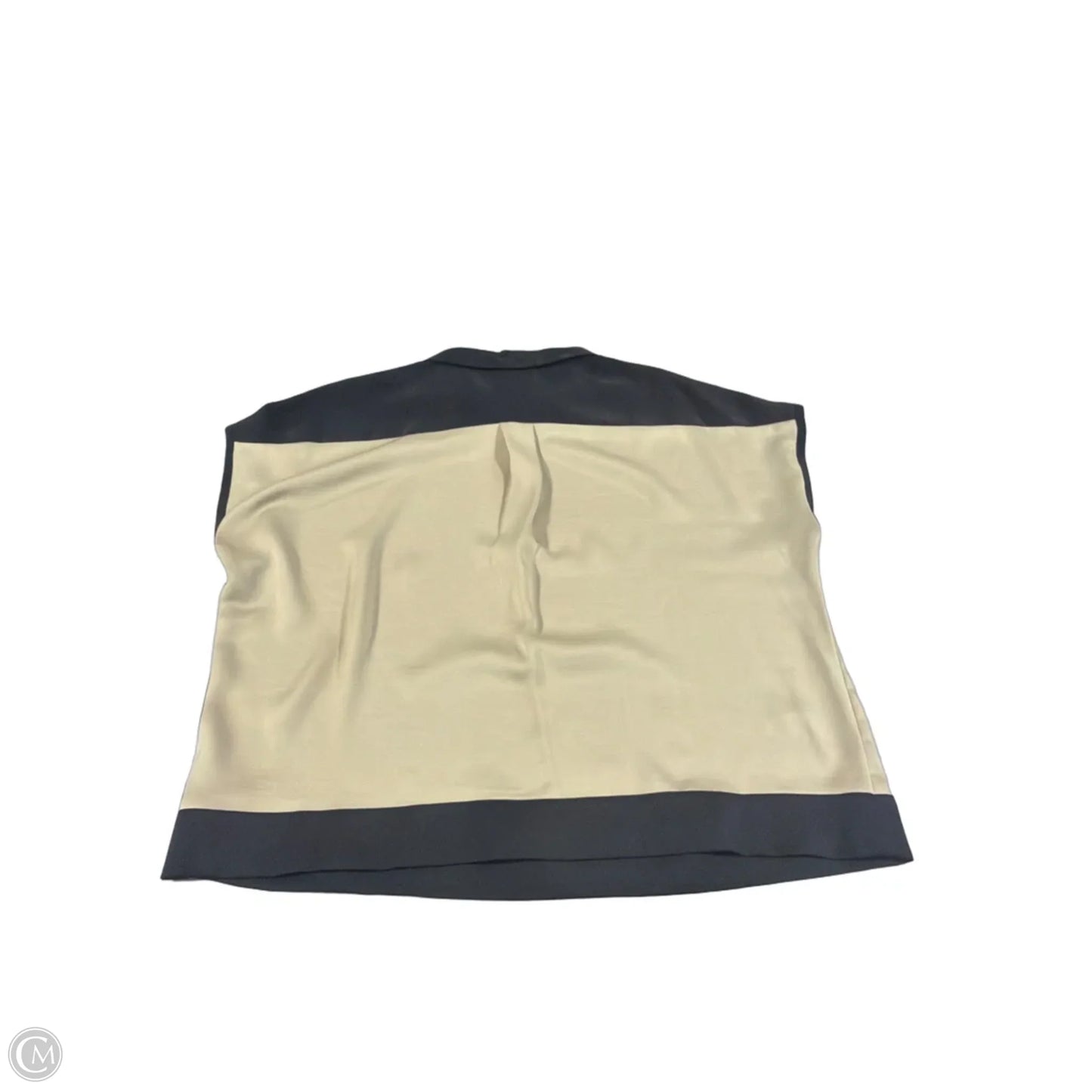 Top Short Sleeve By Dkny In Tan, Size: L
