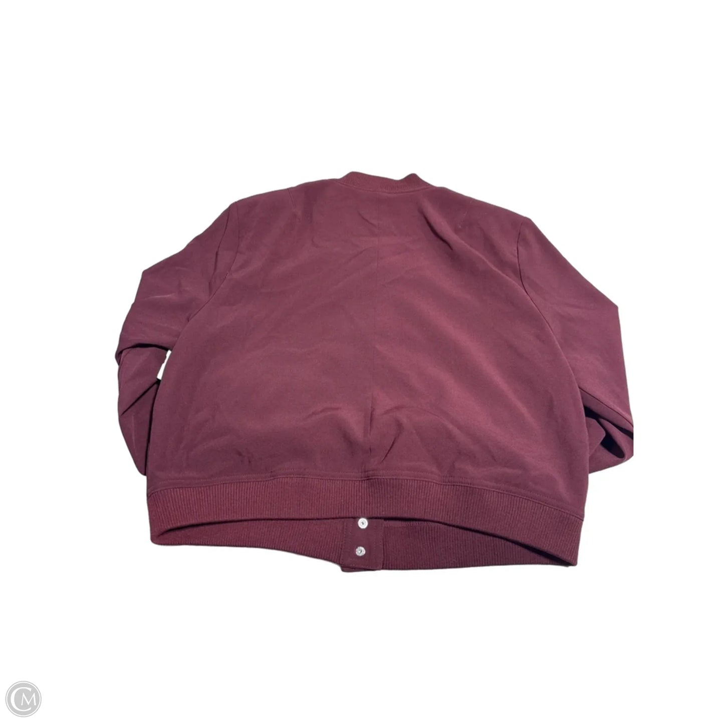 Jacket Other By Nine West In Maroon, Size: L
