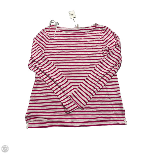 Top Long Sleeve By Banana Republic In Pink, Size: S