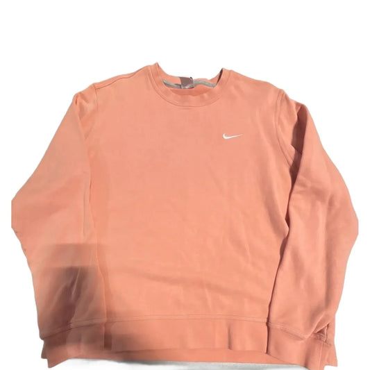 Sweatshirt Crewneck By Nike In Peach, Size: Xxl