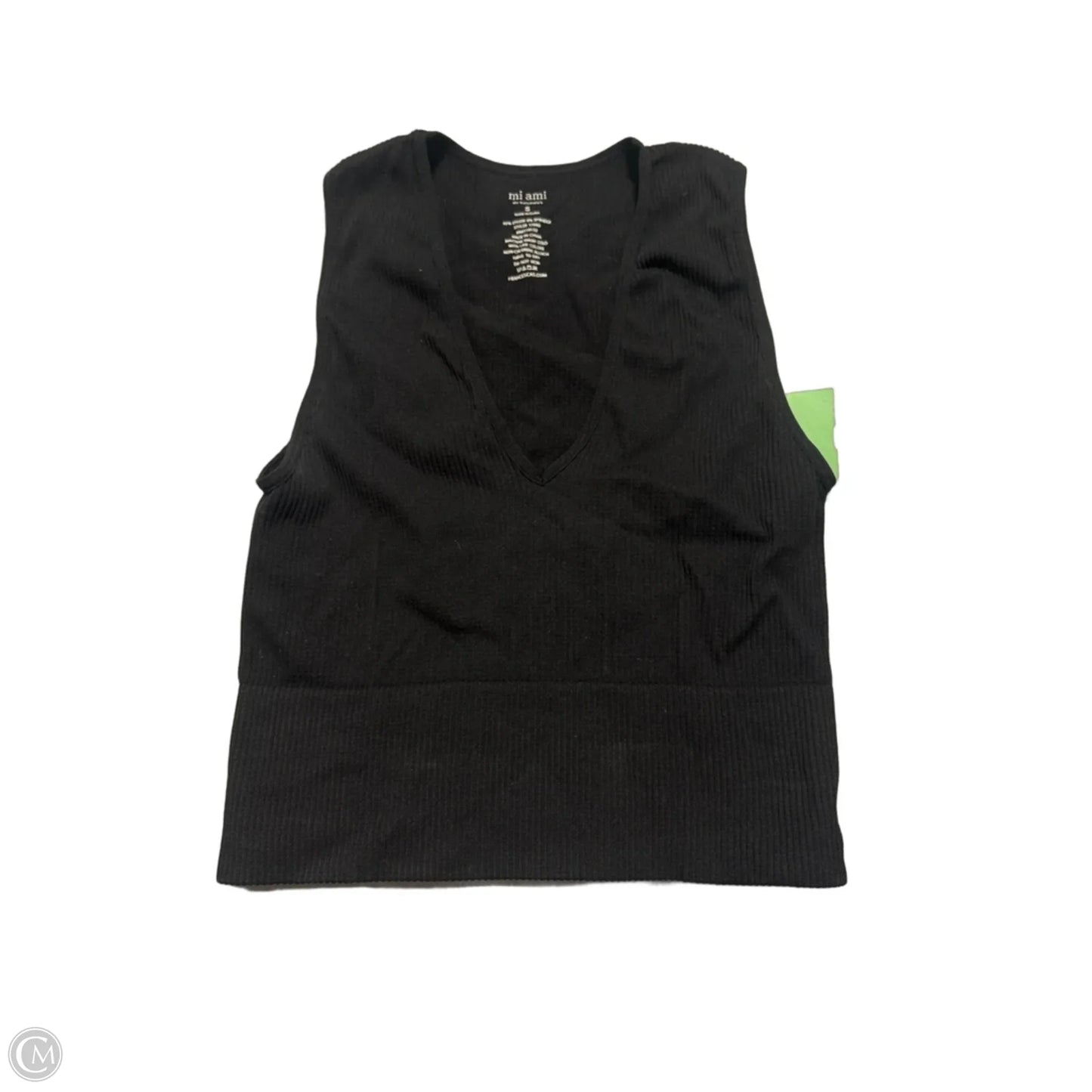 Tank Top By Mi Ami In Black, Size: S