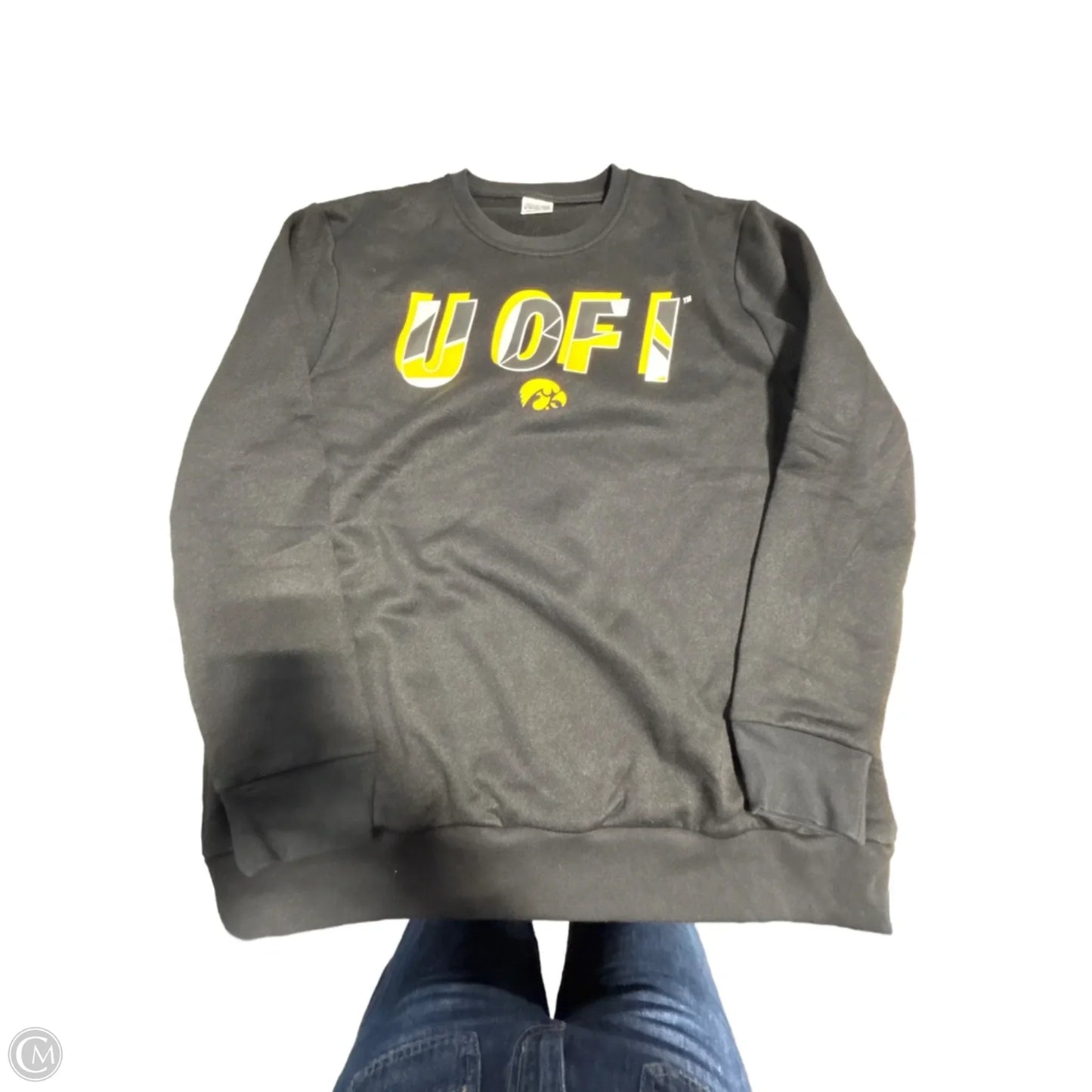 Sweatshirt Crewneck By Authentic In Black, Size: Xl